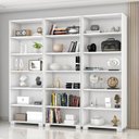 Ver imagem 2 de Kit 3 Estantes para Livros 5 Prateleiras 188cmx60,5cm Office