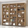Kit 3 Estantes para Livros 5 Prateleiras 188cmx181,5cm Office - 1