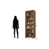 Kit 2 Estantes para Livros 5 Prateleiras 188cmx121m Office - 5