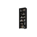 Ver imagem 3 de Kit 2 Estantes para Livros 5 Prateleiras 188CMX60,5cm Office Preto/Tx