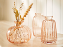 Ver imagem 4 de Trio Vaso Decorativo de Vidro Cristal Redondo Enfeite Sala