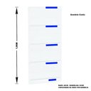 Ver imagem 4 de Gondola Parede 196 Amapa Flex Kit 3 Metros 1 Canto Branco PE - Amapá - 2251