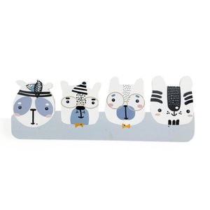 Cabideiro Gancho Infantil 50x17 Cm Daju Sortido