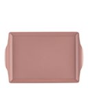 Ver imagem 4 de Bandeja Square Retangular 23x35 Rosé em Polipropileno Linha Tendência Vem