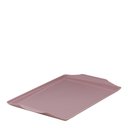 Ver imagem 1 de Bandeja Square Retangular 23x35 Rosé em Polipropileno Linha Tendência Vem