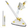 Esfregao Triangular Mop Limpeza Vassoura Mágica 360 Rotativa - 1