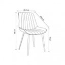 Ver imagem 3 de Conjunto com 5 Cadeiras para Sala de Jantar Tainá