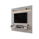 Ver imagem 6 de Painel Ripado para TV até 75 Polegadas com LED MDF 250cmx240cm Trento