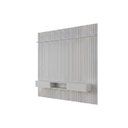 Ver imagem 3 de Painel Ripado para TV até 75 Polegadas com LED MDF 250cmx240cm Trento Cinza Bali