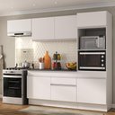 Ver imagem 2 de Armário de Cozinha Compacta 4 Peças com Rodapé Mp2176 Made Multimóveis Branco