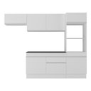 Ver imagem 5 de Armário de Cozinha Compacta 4 Peças com Rodapé Mp2176 Made Multimóveis Branco