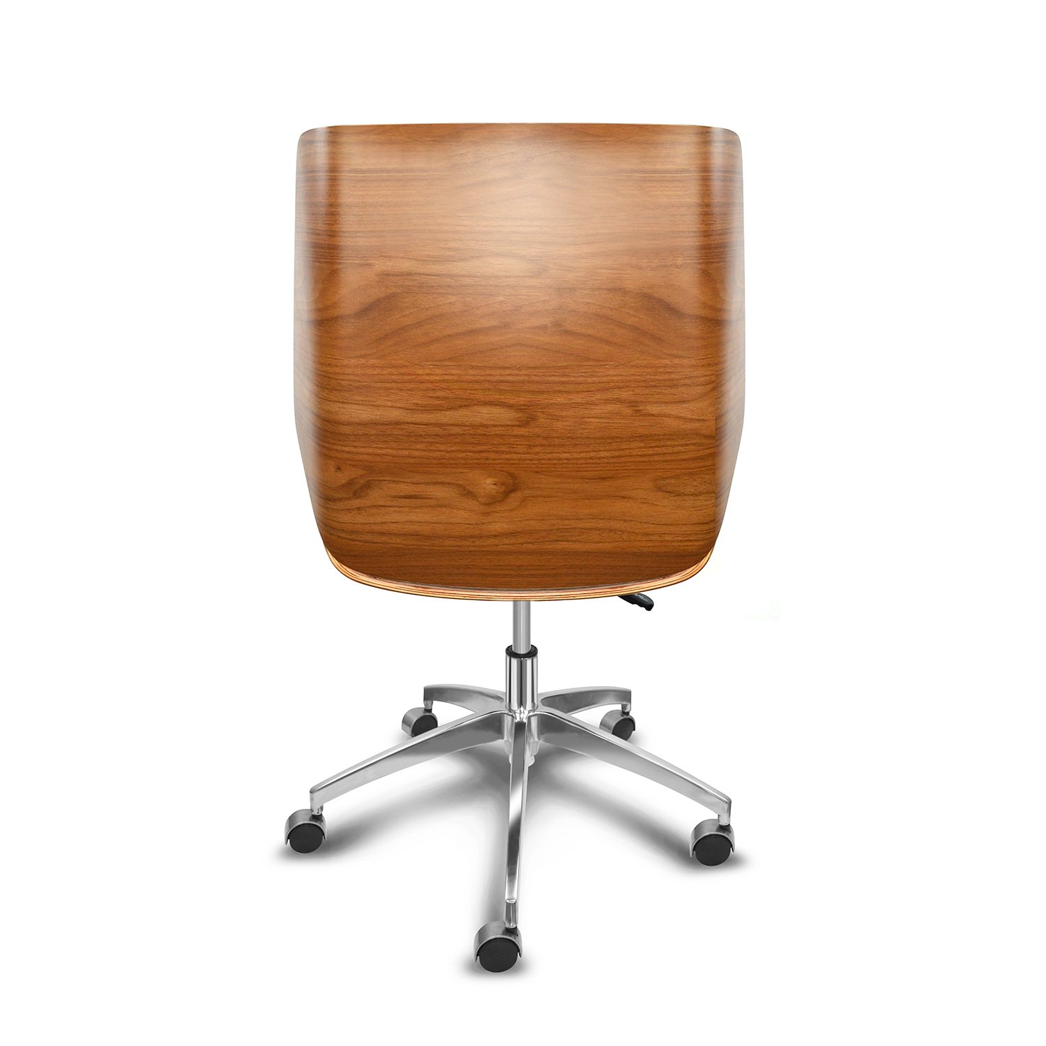 Cadeira Presidente Escritório Ergonômica Gogo Chair Go-2101 Wood Luxo - Preta - 4