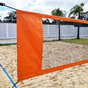 Ver imagem 1 de Rede Multiuso Zaka Volei Beach Futevolei com banda lateral Laranja 9,60m x 1m