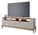 Ver imagem 1 de Rack Permóbili Moema para TV de 70 Polegadas Off White/Cinamomo, 180cm