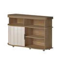 Ver imagem 3 de Balcão Buffet Magnum 1 Porta Flex Carvalho/off White/menta - Artely