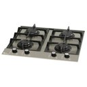 Ver imagem 1 de Cooktop 4 Bocas Fischer Platinium Prime a Gás com Mesa de Aço Escovado Bivolt