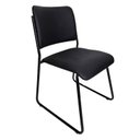 Ver imagem 1 de Cadeira Escritório Fixa Empilhável Auditório Hotel Matrix