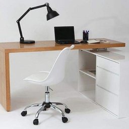 Kit 8 Cadeiras Escritório Secretária Decorativa Eames Chicago - 6