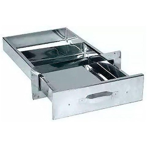 Gaveta Cinzeiro Aço Inox Churrasqueira Alvenaria 47x31x4,5cm
