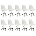 Ver imagem 1 de Kit 10 Cadeiras Escritório Secretária Decorativa Eames Chicago