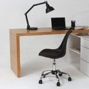 Ver imagem 6 de Kit 4 Cadeiras Escritório Secretária Decorativa Eames Chicago Preto