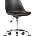 Ver imagem 2 de Kit 8 Cadeiras Escritório Secretária Decorativa Eames Chicago Preto