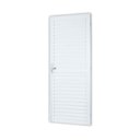 Ver imagem 1 de Porta Vestiario Palheta em Alumínio Branco 160cm x 70cm Linha 25 com Trinco