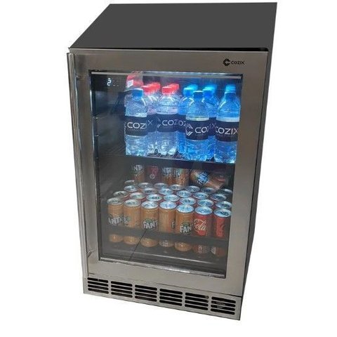 Frigobar em Inox de Embutir Profissional Gourmet Adega Bar 82 Litros Cozix