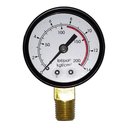 Ver imagem 1 de Manômetro 50 mm 200 PSI 1/4 Vertical