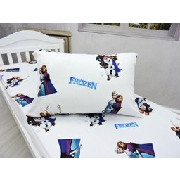 Jogo De Lençol Com Elastico E Fronha Frozen Kit 2pçs - 3