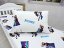 Ver imagem 3 de Jogo De Lençol Com Elastico E Fronha Frozen Kit 2pçs