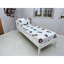 Ver imagem 1 de Jogo De Lençol Com Elastico E Fronha Frozen Kit 2pçs