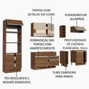 Ver imagem 5 de Armário de Cozinha Completa 290cm Rustic/Crema Vicenza Madesa