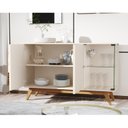 Ver imagem 7 de Conjunto Açaí Ripado de Cristaleira e Buffet 3 Portas