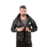 Conjunto Motoqueiro Estradeiro com Gola PVC Preto G - Pioneira, Tamanho: G - 3