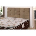 Ver imagem 4 de Cabeceira Casal Alpha 140cm Suede Taupe