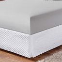 Ver imagem 1 de Kit 10 Lençol Liso com Elástico Soft Casal Padrão 100% Poliéster 180 Fios Macio de Baixo Cinza