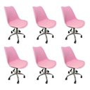 Ver imagem 1 de Kit 6 Cadeiras Escritório Secretária Decorativa Eames Chicago