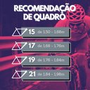Ver imagem 3 de Bicicleta Aro 29 Alumínio Branco e Preto Gott Rocker Freios a Disco Suspensão 21v