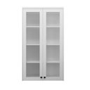 Ver imagem 6 de Cristaleira 80cm 2 Portas com Vidro Cozinha Sevilha Branco/Artico