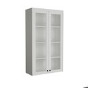 Ver imagem 3 de Cristaleira 80cm 2 Portas com Vidro Cozinha Sevilha Branco/Artico
