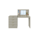 Ver imagem 1 de Escrivaninha Penteadeira Camarim Princess com Porta Joias Mavaular Off White