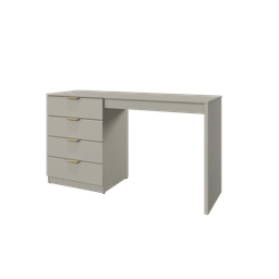 Escrivaninha Penteadeira Camarim Princess com Porta Joias Mavaular Off White - 2