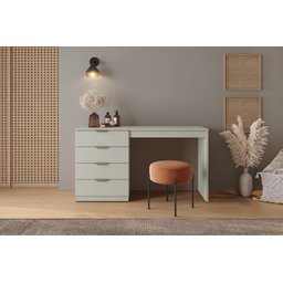 Escrivaninha Penteadeira Camarim Princess com Porta Joias Mavaular Off White - 6