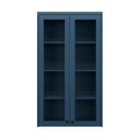 Ver imagem 6 de Cristaleira 80cm 2 Portas com Vidro Cozinha Sevilha Azul/Órion