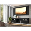 Ver mais imagens de Rack Retrô com Painel para TV até 65" Multimóveis Flórida FG3133 Preto/Branco