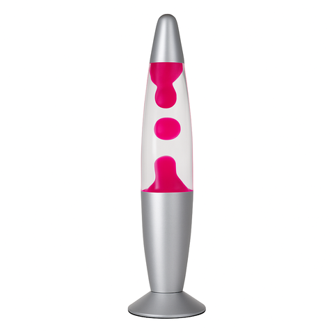 Luminária Abajur de Mesa Decorativo Retrô Lava Lamp 34cm para Sala Quarto Escritório 110v:rosa
