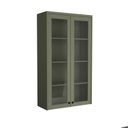 Ver imagem 3 de Cristaleira Cozinha 2 Portas Vidro 190CMX80CM Sevilha Verde/Hill