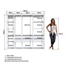 Ver imagem 6 de Guarda-Roupa Closet Modulado com 6 Gavetas 200cm Multimóveis Crpro-CLO007 Branco