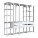 Ver imagem 2 de Guarda-Roupa Closet Modulado com 6 Gavetas 200cm Multimóveis Crpro-CLO007 Branco